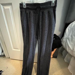dark grey lululemon ready to rulu joggers